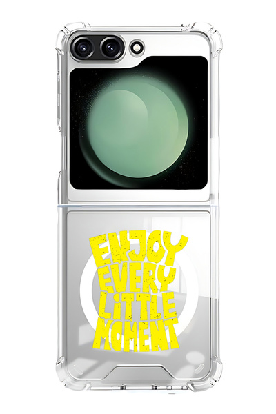 Theodor غلاف لهاتف Samsung Galaxy Z Flip 6 متوافق مع MagSafe، غطاء ممتص للصدم...