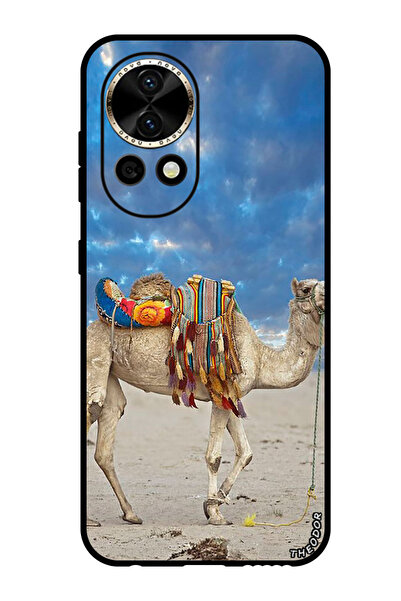 Theodor جراب واقٍ مضاد للخدش والصدمات لهاتف هواوي نوفا 12 - لون الجمل