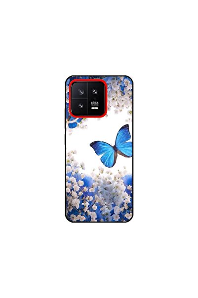 Atlas Husa personalizata si Folie de Silicon pentru Xiaomi 13, Butterfly #4, ...