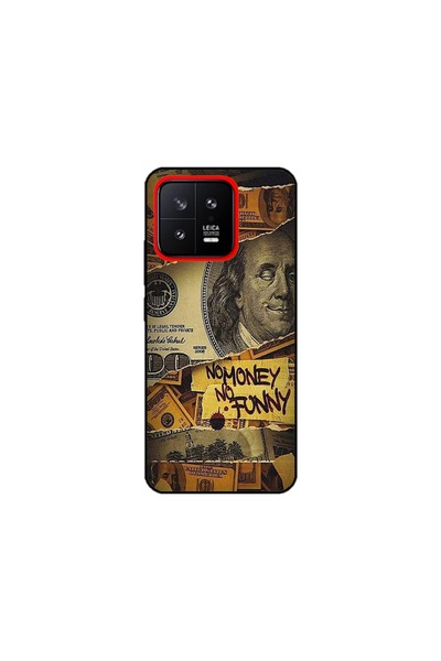 Atlas Husa personalizata si Folie de Silicon pentru Xiaomi 13, No Money No Fu...