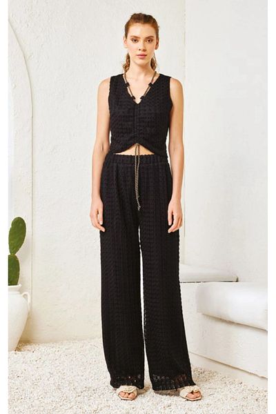 Unique Knitted Fabric Bluz