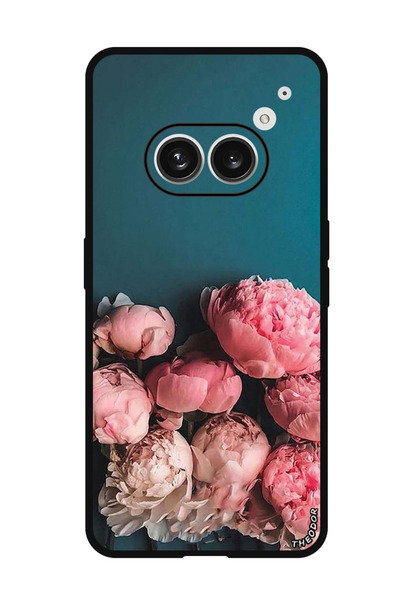 Theodor جراب واقٍ مضاد للخدش والصدمات لهاتف Nothing Phone (2a) زهور