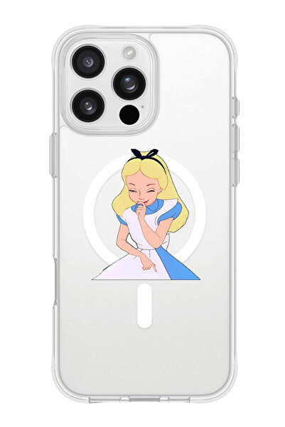 Theodor جراب ماج سيف لهاتف آيفون 16 برو ماكس، غطاء حماية مقاوم للصدمات - أليس جيجلينج