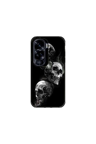 Atlas Husa personalizata si Folie de Silicon pentru Honor 90 Lite, Skulls, S1...