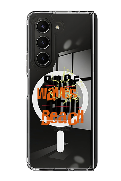 Theodor غلاف لهاتف Samsung Galaxy Z Fold 6 متوافق مع MagSafe، غطاء مقاوم للصد...