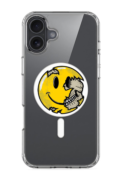 Theodor جراب ماج سيف متوافق مع آيفون 16، غطاء ممتص للصدمات مقاوم للصدمات - مبتسم