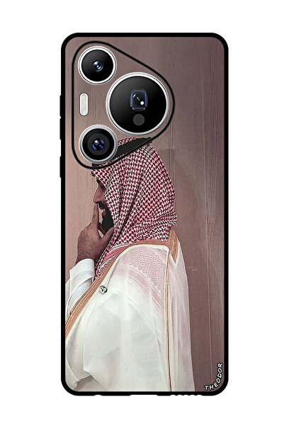 Theodor جراب واقٍ مضاد للخدش والصدمات لهاتف هواوي بيورا 70 ميجابايت سمايل