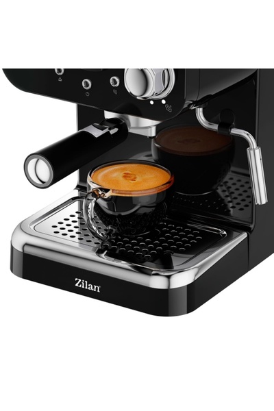 Zilan Manual espresso machine, power 1100w, capacity 1.25l, 15Bar, black ZLN2991