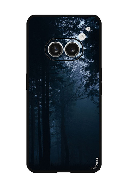 Theodor جراب واقٍ مضاد للخدش والصدمات لهاتف Nothing Phone (2a) forest_fog_dark