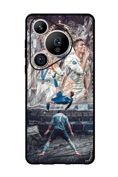 Theodor جراب واقٍ مضاد للخدش والصدمات لهاتف هواوي بورا 70 رونالدو 1