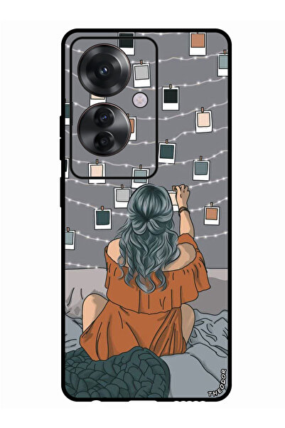 Theodor جراب واقٍ مضاد للخدش والصدمات لهاتف Oppo F25 Pro بولارويد وأضواء