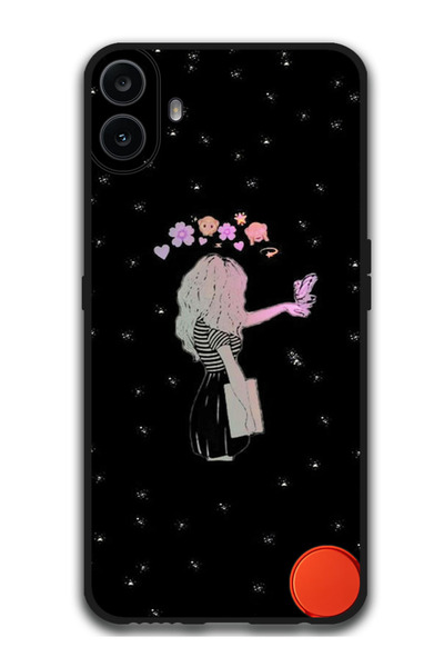 Theodor جراب واقٍ مضاد للخدش والصدمات لهاتف Nothing CMF Phone 1 Girl Butter