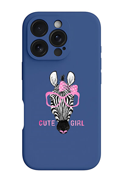 Theodor جراب سيليكون سائل مقاوم للصدمات واقٍ أزرق لهاتف iPhone 16 Pro - حمار ...