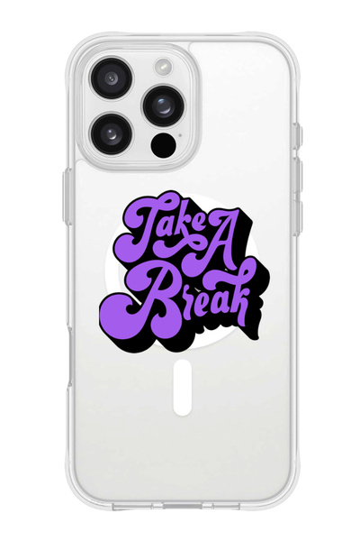 Theodor جراب Magsafe لهاتف iPhone 16 Pro متوافق مع iPhone، غطاء ممتص للصدمات للهاتف - خذ استراحة