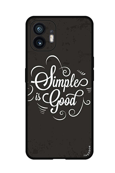 Theodor جراب واقٍ مضاد للخدش والصدمات لهاتف لا يحتاج إلى أي شيء (2) البسيط جيد