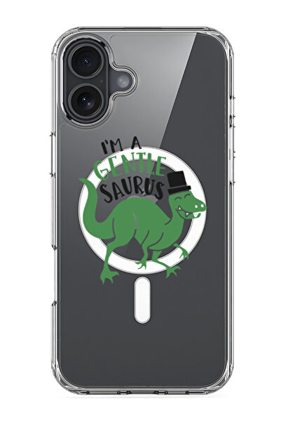 Theodor جراب ماج سيف متوافق مع آيفون 16، غطاء ممتص للصدمات للهاتف - أنا من مح...