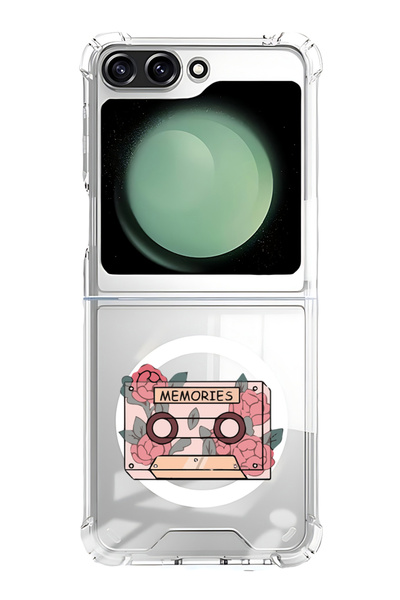 Theodor Case for Samsung Galaxy Z Flip 5 Compatible with MagSafe, Shockproof ...