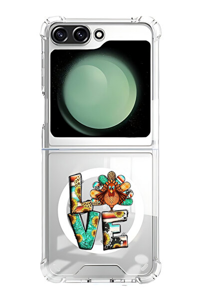 Theodor Case for Samsung Galaxy Z Flip 5 Compatible with MagSafe, Shockproof ...