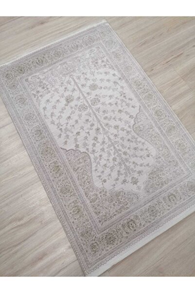 PIRLANTA سجادة صلاة حريرية 100 مشط فيسكوز ناعمة الملمس 78x125 سم