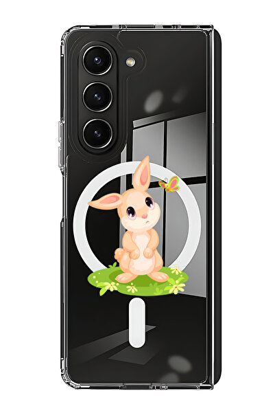 Theodor غلاف لهاتف Samsung Galaxy Z Fold 6 متوافق مع MagSafe، غطاء ممتص للصدم...