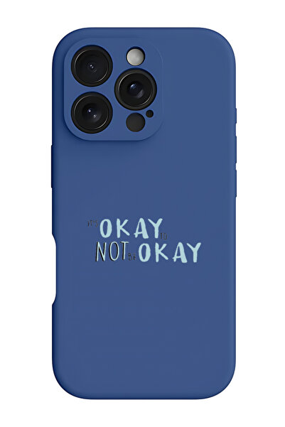 Theodor جراب سيليكون سائل واقٍ مقاوم للصدمات لهاتف iPhone 16 Pro باللون الأزر...