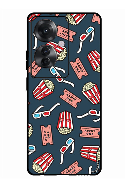 Theodor جراب واقٍ مضاد للخدش والصدمات لهاتف Oppo Reno 11F مجموعة أفلام