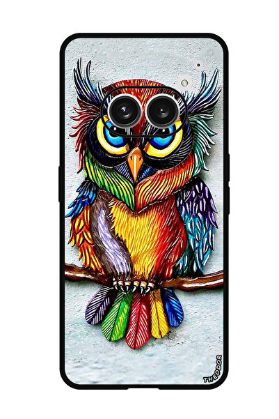 Theodor جراب واقٍ مضاد للخدش والصدمات لهاتف Nothing Phone (2a) Paint Owl