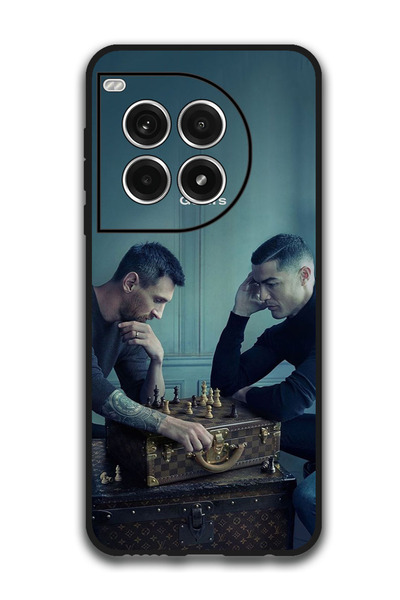 Theodor جراب واقٍ مضاد للخدش والصدمات لهاتف OnePlus Ace 3 Pro، تصميم شطرنج مي...