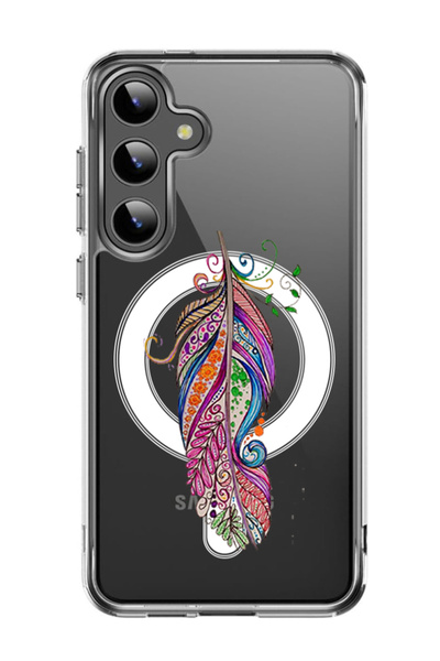 Theodor غلاف لهاتف Samsung Galaxy S24 متوافق مع MagSafe، غطاء ممتص للصدمات وم...