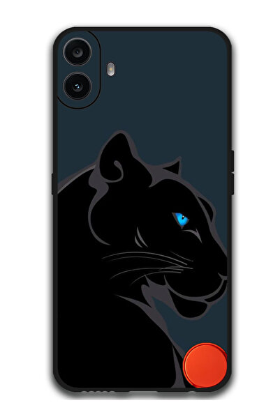 Theodor جراب واقٍ مضاد للخدش والصدمات لهاتف CMF Phone 1 بتصميم فن الفهد