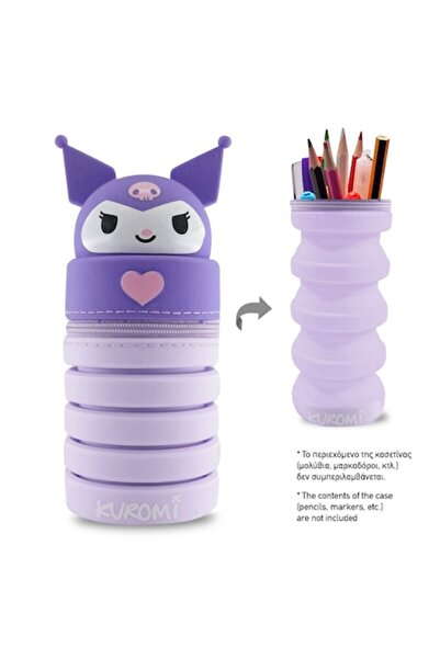 OEM Penar Tub din Silicon Pliabil Lila Mov Kuromi Ø6.5x15cm