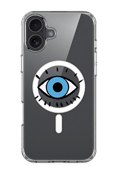 Theodor جراب ماج سيف متوافق مع آيفون 16، غطاء ممتص للصدمات للهاتف - عين ب