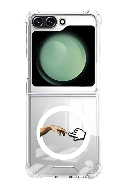 Theodor غلاف لهاتف Samsung Galaxy Z Flip 5 متوافق مع MagSafe، جراب مقاوم للصد...