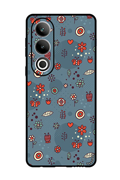 Theodor جراب واقٍ مضاد للخدش والصدمات لهاتف OnePlus Ace 3V بأوراق وأزهار