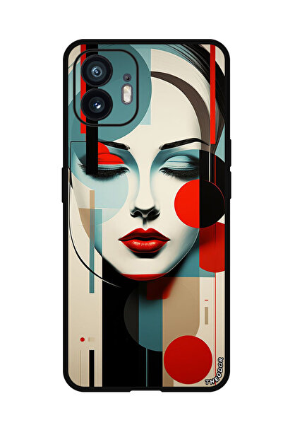 Theodor جراب واقٍ مضاد للخدش والصدمات لهاتف Nothing Phone (2) فن نسائي (2)