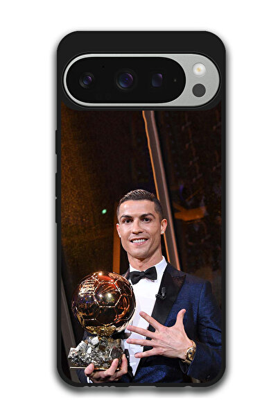 Theodor جراب واقٍ مضاد للخدش والصدمات لهاتف Google Pixel 9 Pro، كأس رونالدو
