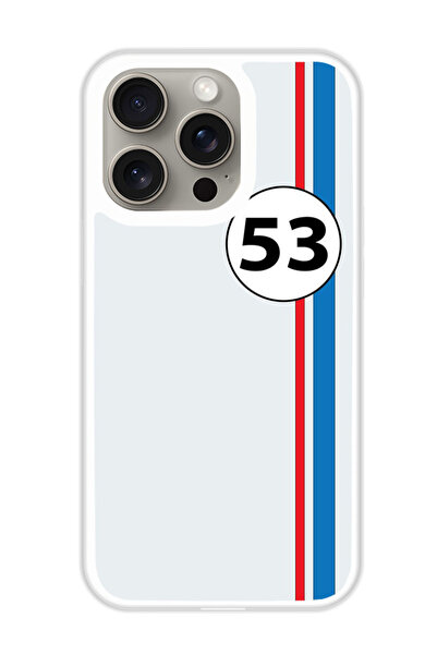 Theodor غطاء حماية لهاتف أبل آيفون 15 برو ماكس مخطط باللونين الأحمر والأزرق 5...