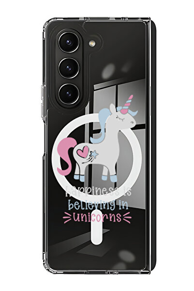 Theodor غلاف لهاتف Samsung Galaxy Z Fold 6 متوافق مع MagSafe، غطاء ممتص للصدم...