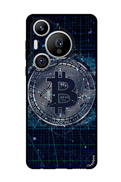 Theodor جراب واقٍ مضاد للخدش والصدمات لهاتف هواوي بيورا 70 برو بلس بيتكوين 2