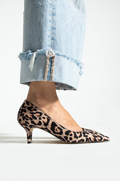 DESPİNA CLARA Kadın Koyu Kahverengi Sivri Burun İnce Topuklu Klasik Ayakkabı