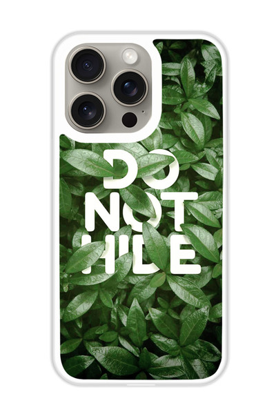 Theodor غطاء حماية لجهاز أبل آيفون 15 برو ماكس لا يختبئ (مصد أبيض)