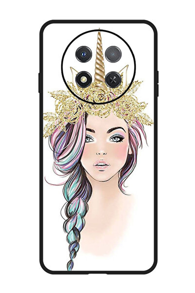 Theodor جراب واقٍ مضاد للخدش والصدمات لهاتف Huawei Enjoy 60X بتصميم فتاة يوني...