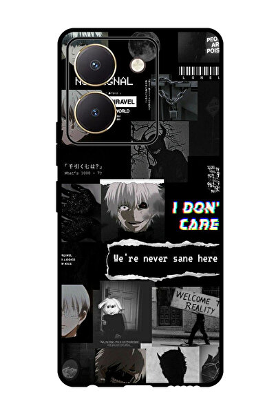 Theodor جراب واقٍ مضاد للخدش والصدمات لهاتف Vivo Y27s، نحن لسنا عاقلين هنا أبدًا