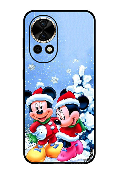 Theodor جراب واقٍ مضاد للخدش والصدمات لهاتف هواوي نوفا 12 ألترا ميكي وميني ماوس