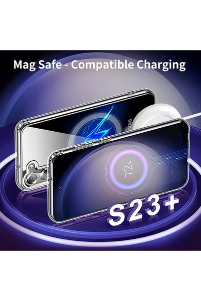 Theodor Case for Samsung Galaxy S23 Plus 6.6-inch Compatible with MagSafe, Shockproof Bumper Case More Hugs