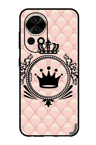 Theodor جراب واقٍ مضاد للخدش والصدمات لهاتف هواوي نوفا 12 بتصميم تاج الأميرة