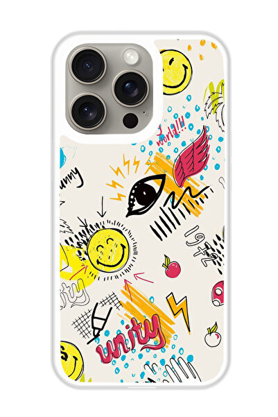 Theodor غطاء حماية لجهاز أبل آيفون 15 برو يونيتي (مصد أبيض)