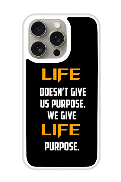 Theodor غطاء حماية لهاتف أبل آيفون 15 برو ماكس لايف 1 (مصد أبيض)