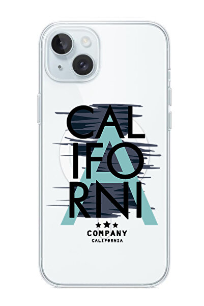 Theodor غلاف لهاتف iPhone 15 مقاس 6.1 بوصة، متوافق مع MagSafe، جراب مقاوم للصدمات وممتص للصدمات، لون كاليفورنيا أسود