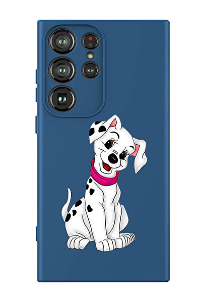 Theodor غطاء حماية سائل من السيليكون المقاوم للصدمات لهاتف سامسونج جالاكسي S24 ألترا (أزرق) - دوج داب